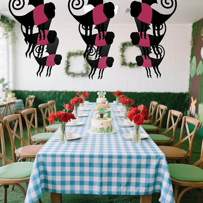 Preboun 15 Pcs Wizard Party Flying Hanging Monkey Decorations, Flying Hanging Monkey Banner Ceiling Decor for Classroom Pink and Black Wizard Party Decoration(Rose Pink, Funny)