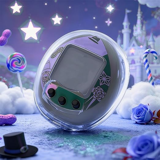 Transparent Cover Case for Tamagotchi Nano, Protective Sleeve Skin PC Protective Cover for Kids, Soft & Shockproof Shell for Tamagotchi Nano Electronic Pet Game Machine (Blue)