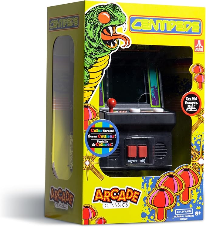 Arcade Classics Centipede and Qbert 2 Mini Video Games