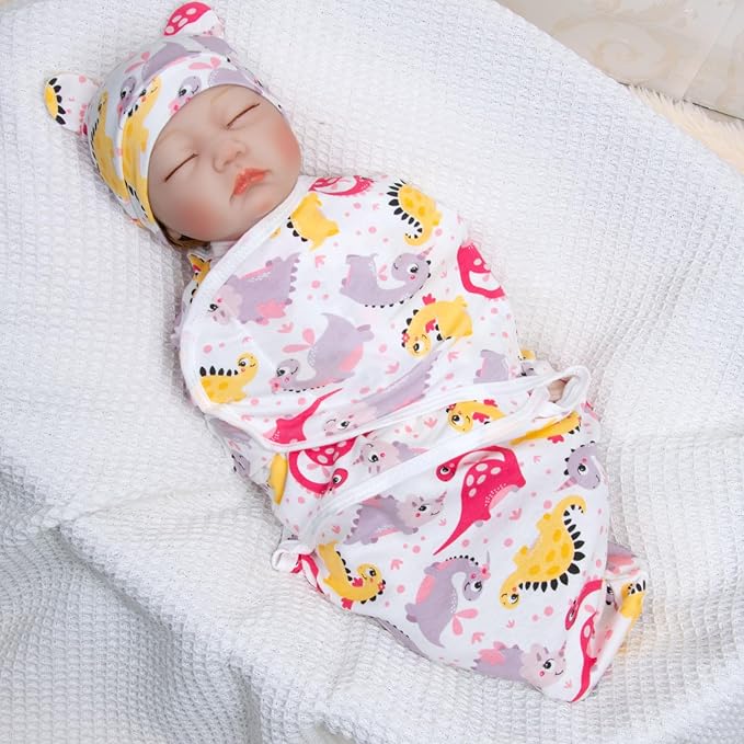 Reborn Doll Accessories Swaddle Blanket 17-22 Inch Reborn Baby Doll Clothes Wrapping Quilt Doll Clothing