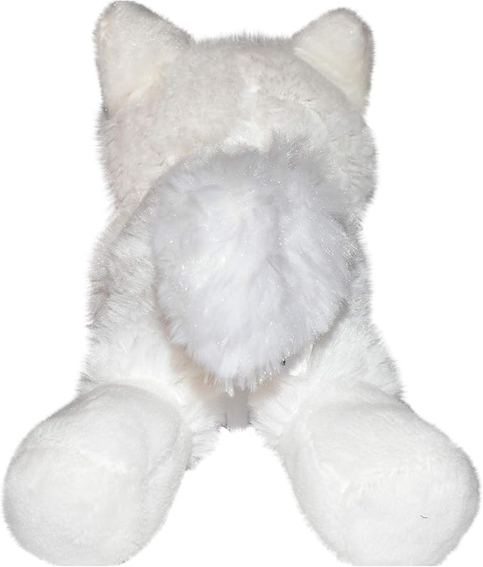 Wild Republic Arctic Fox Plush, Stuffed Animal, Plush Toy, Gifts for Kids, Hug’Ems 7"