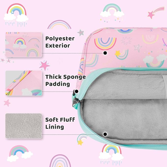 Choco Mocha Kids Tablet Sleeve Bag for Boys & Girls, (10-12.5Inch)