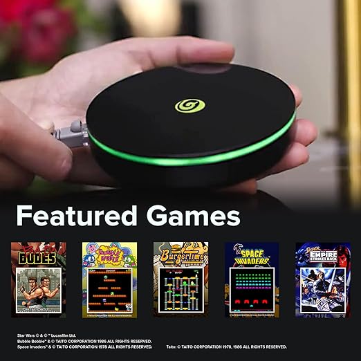 Legends Core, Plug And Play Arcade Game Console, Home Arcade, Classic Retro Video Games, 100 Licensed Genre-Defining Arcade & Console Games, Includes Action Fighting Puzzle Sports & More, WiFi, HDMI