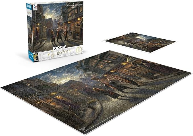 Ceaco - Thomas Kinkade - Harry Potter - Wizarding World - Diagon Alley - 1000 Piece Jigsaw Puzzle