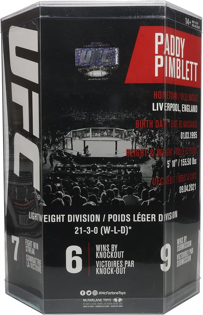McFarlane Toys - UFC Paddy Pimblett 7in Posed Figure McFarlane's SportsPicks
