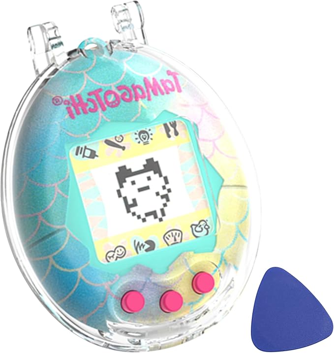 Geiomoo PC Case for Tamagotchi Original Digital Pet, Soft Flexible Scratch Resistant Protective Cover (Clear)