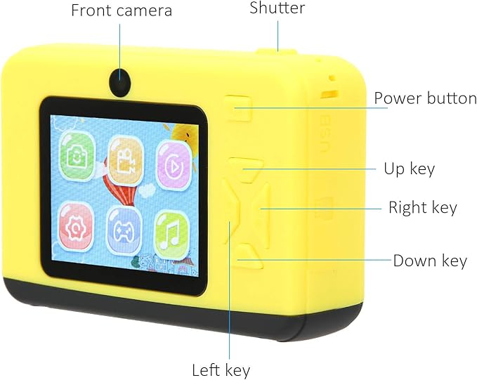 ciciglow Kids Video Camera, 1080P Kids Selfie Camera Christmas Birthday Gifts for Boys Girls Age 3 4 5 6 7 8 9 10 Years Old Kids Camera Toddler Boy Toy Digital Children Camcorder Recorder