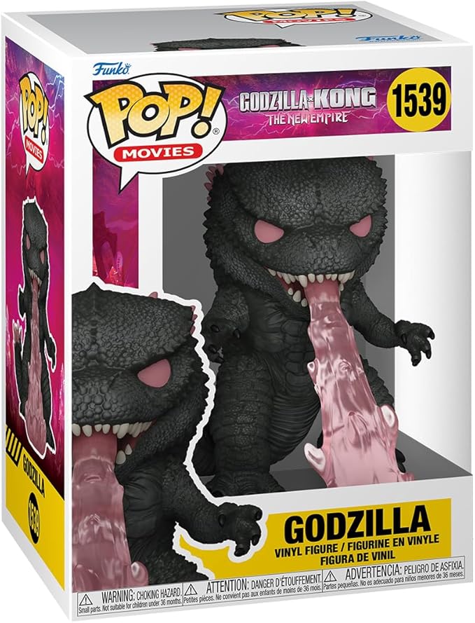 Funko POP! Movies: Godzilla X Kong: The New Empire - Godzilla with Heat-Ray - Collectable Vinyl Figure - Gift Idea - Official Merchandise - for Kids & Adults - Movies Fans