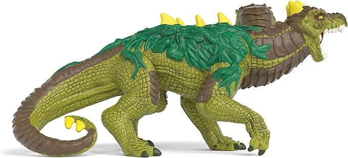Schleich Eldrador Creatures - 2PC Lava vs Jungle World Playset with Fire Dinosaur and Jungle Lizard - Fun Durable Monster Toys for Boys and Girls - Beast Fantasy Toys for Kids Ages 7+ | 70834