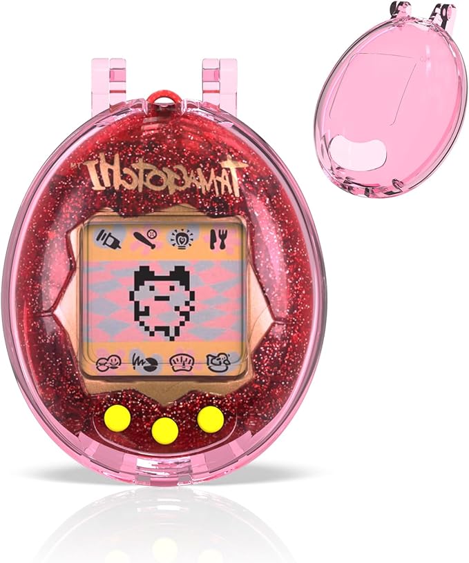 Case for Tamagotchi Original, Transparent Cover Case Compatible with Tamagotchi Original Electronic Pet Accessories, Drop - Resistant & Scratch-Proof