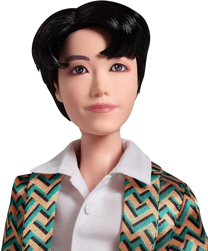 Mattel BTS 11-in j-hope Fashion Doll, Based on Bangtan Boys Global Boy Band, Highly Articulated Figure, Toy for Boys and Girls Age 6 and Up.
