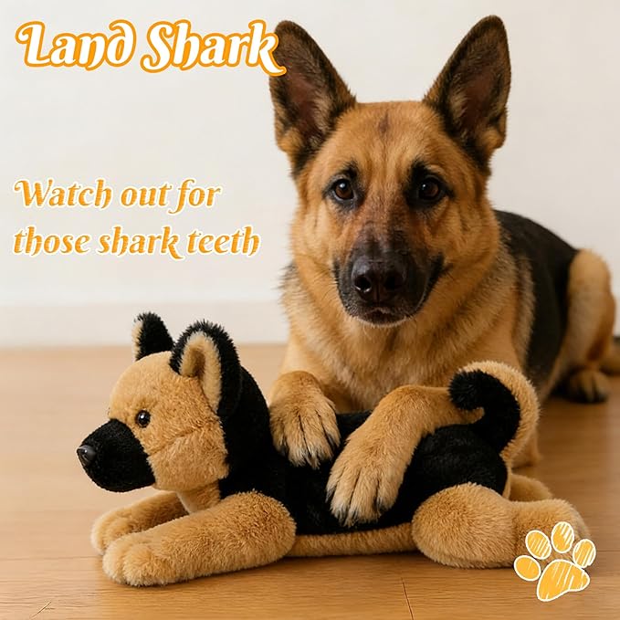 Plush Toy Stuffed Dog Animal Soft Plushie Puppy Dog Plush Stuffed Animal for Children Toddlers Boys Girls Birthday Christmas Cute Puppy Plush German Shepherd