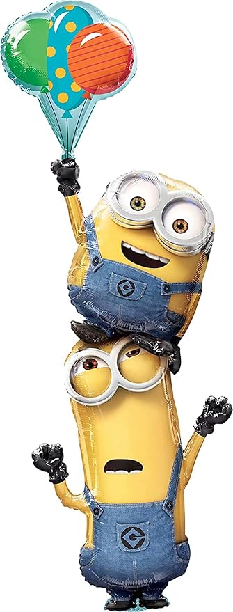 Anagram Descpicable Me Minions Stackers Birthday Party Supplies 9 pc Balloon Bouquet Decorations