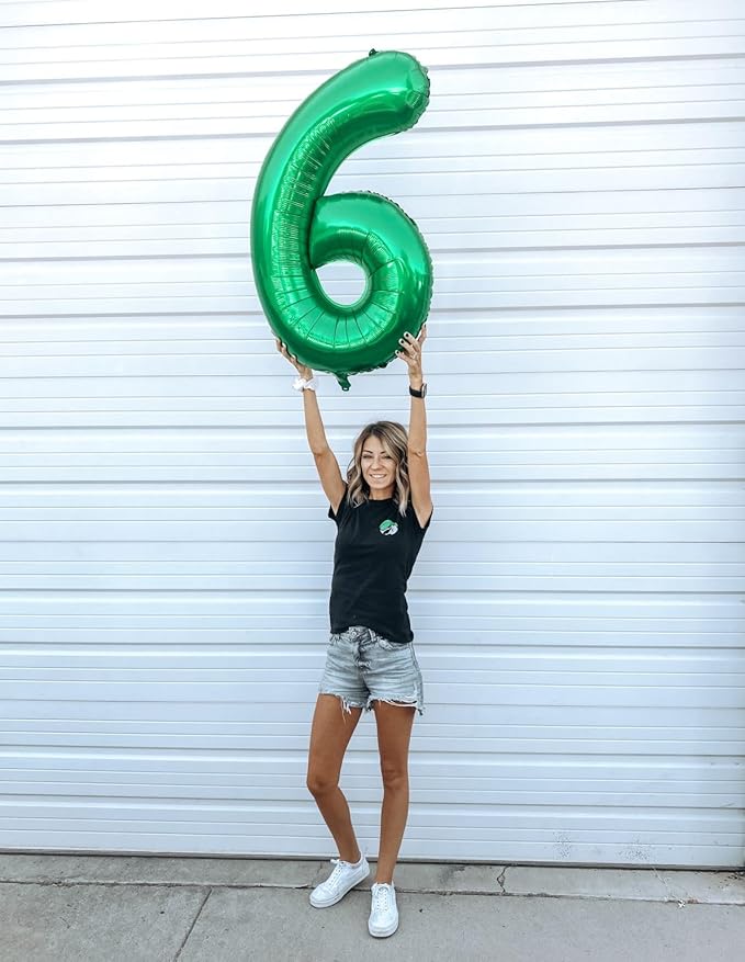 Green Number 21 Balloon 40 inch, 21 Number Balloons, 21st Green Birthday Decorations, 21 Year Old Women Men Party Supplies, St. Patrick's Day Games Theme Birthday Decorations