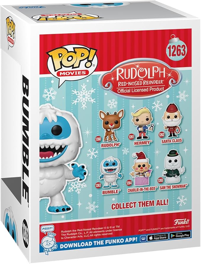 Funko POP! Movies: Rudolph - Bumble - Rudolph The Red-Nosed Reindeer - Collectable Vinyl Figure - Gift Idea - Official Merchandise - for Kids & Adults - Movies Fans - Model Figure for Collectors