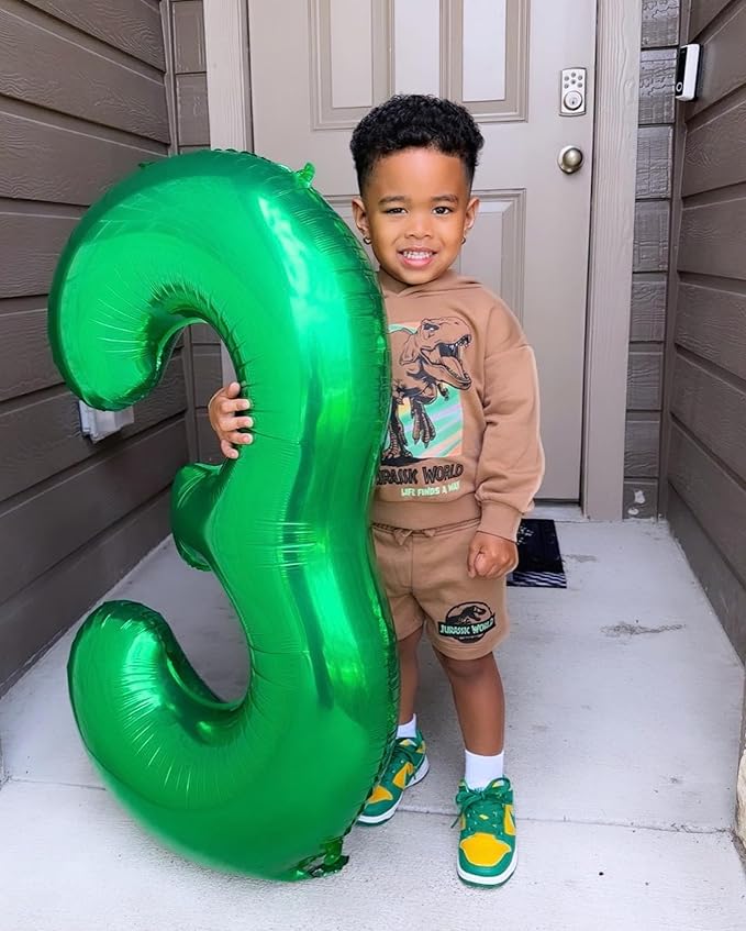 Green Number 14 Balloon 40 inch, 14 Number Balloons, 14th Green Birthday Decorations, 14 Year Old Girls Boys Party Supplies, St. Patrick's Day Games Theme Birthday Decorations
