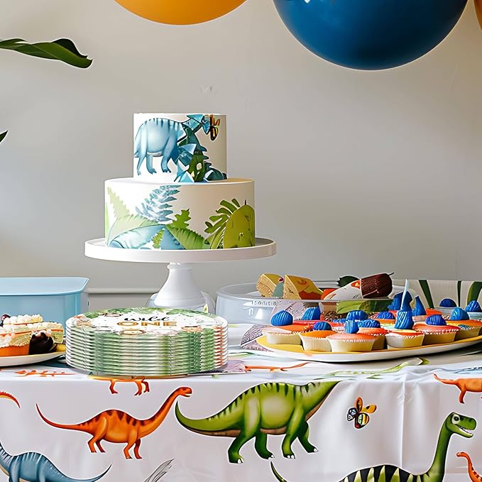 20Pcs Wild One Plates Safari Jungle Baby Shower Theme Paperplates Wild One Birthday Decorations Plate Set Disposable Dessert Plates, for Baby Shower, Boys First 1st Birthday Party Decor Supplies