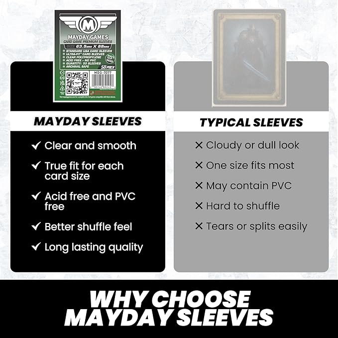 Mayday Games Legendary Game Accessory- Premium Card Sleeve Bundle