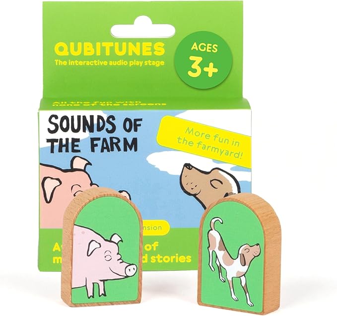 Interactive Audio Play Stage Game | Sounds of The Farm Expansion Set |Create Sound & Stories | Listen, Learn and Play | Ages 3+ Boys & Girls