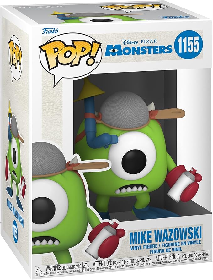 Funko POP Disney: Monsters Inc 20th - Mike with Mitts,Multicolor,One Size,57743