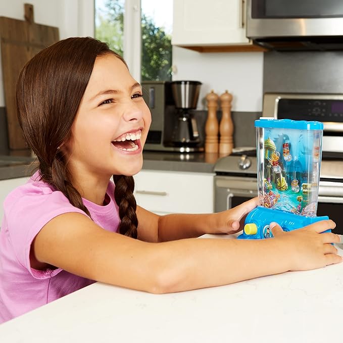 CLAWSOME! Submarings Handheld Water Game | Retro Mini Ocean Ring Toss STEM Toys for Adults, Girls & Boys Ages 6-12