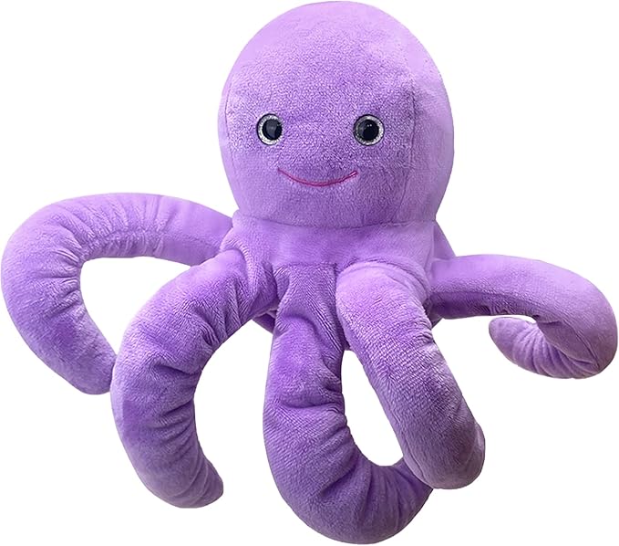 Octops Hand Puppet Realistic Plush Puppet 13",Octopus Puppet for Kids Ocean Animal Hand Puppet with Moveable Mouth,Soft Stuffed Octopus Puppet Story Toy Octops Puppets Role Play Teaching