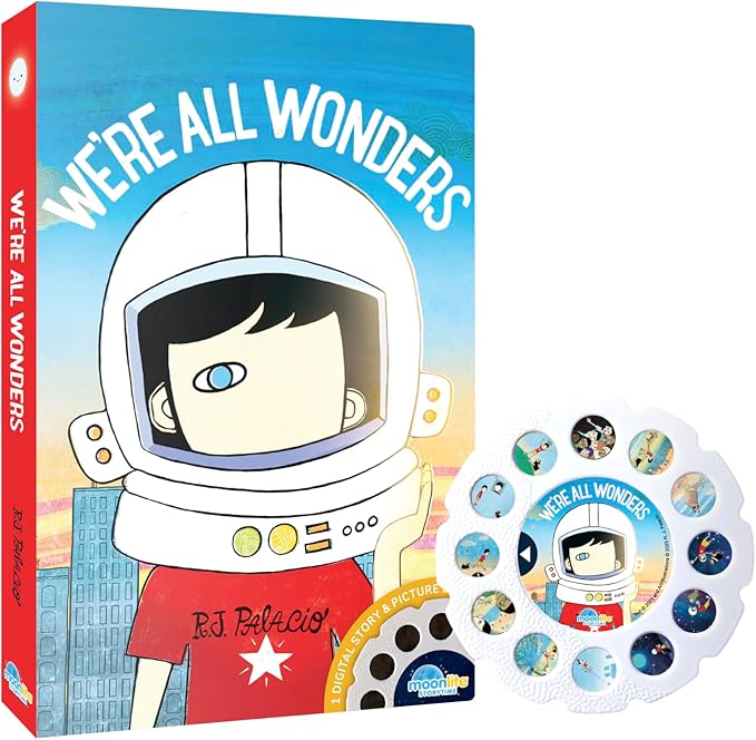 Moonlite Storybook Reels for Flashlight Projector, Kids Toddler | We’re All Wonders | Single Reel Pack Story for 12 Months and Up