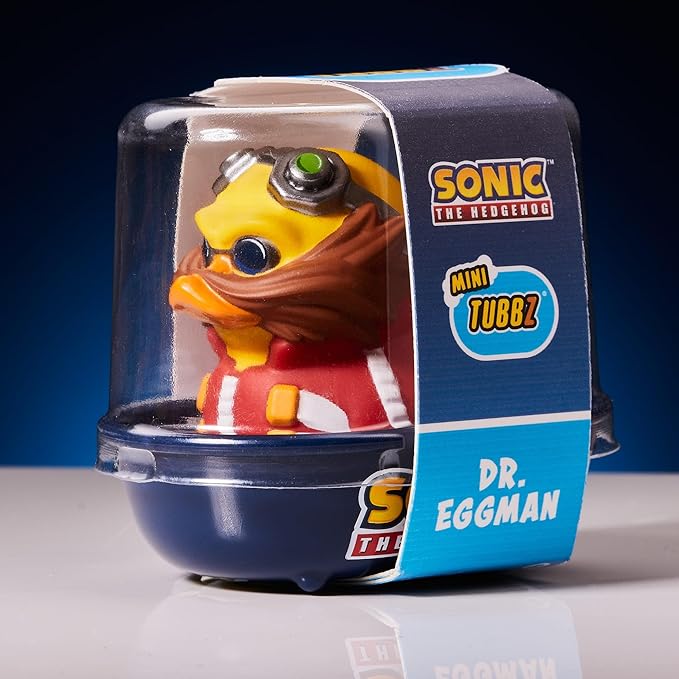 TUBBZ Mini Dr Eggman Collectible Vinyl Rubber Duck Figure - Official Sonic The Hedgehog Merchandise - Kids TV, Movies & Video Games
