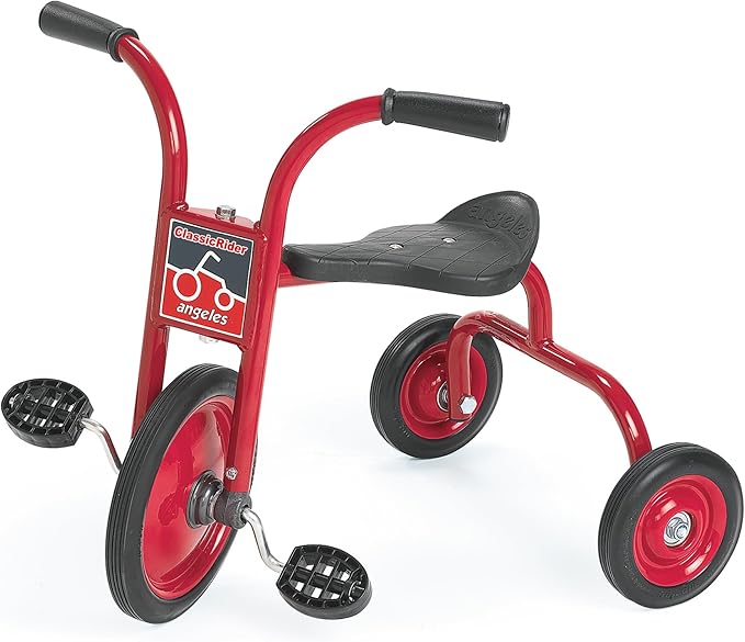 Angeles ClassicRider Kids Tricycle, Toddler Tricycle with Solid Airless Rubber Tires, Kids Bike for Preschools and Daycare, Ages 2+, 13.5" Tall Seat