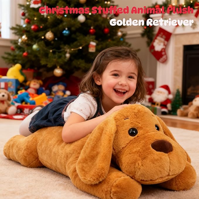 Dog Stuffed Animal, Giant 32" Stuffed Puppy,Large Soft Plush Toy Birthday Party Gifts for Kids Girls Boys