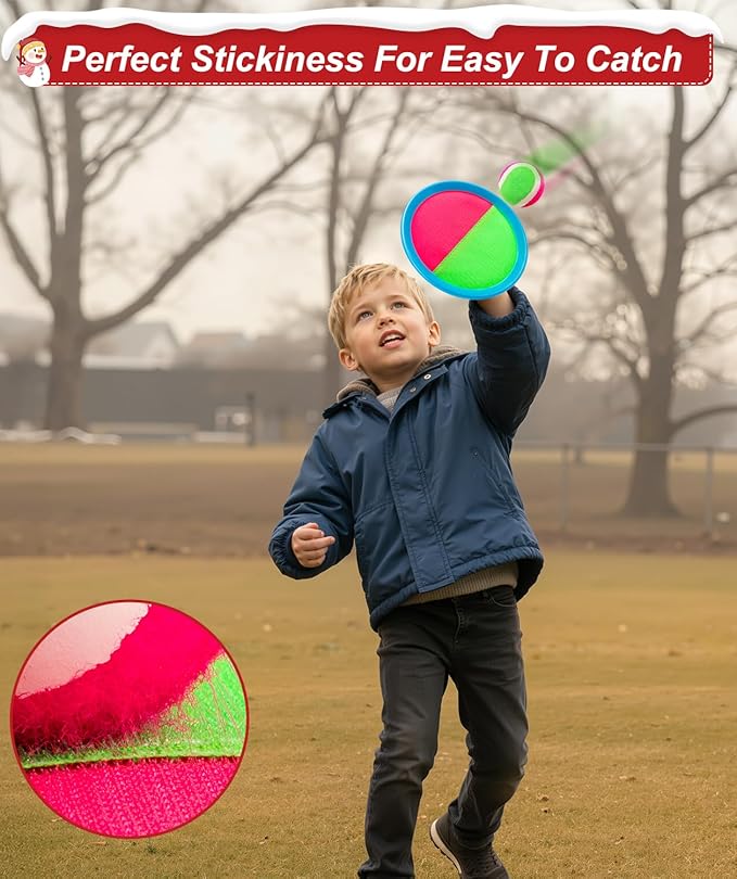 Kids Toys Toss and Catch Game Set Easter Basket Stuffers for Kids Toddler, Toys for 3 4 5 6 7 8 Year Old Boys Girls Birthday Gift, Yard Outdoor Games for Kid Ages 4-8 8-12 Beach Pool