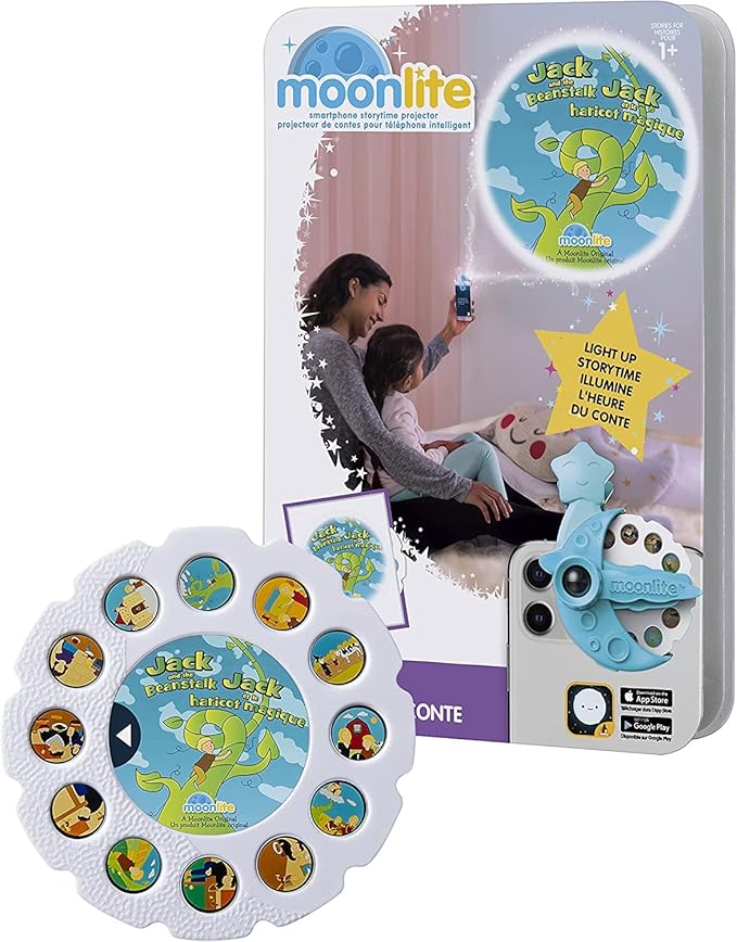 Moonlite Storytime - Jack & The Beanstalk - A Magical Way to Read Together - Projector Sold Separately - Single Disc Pack for Kids & Toddlers - Learning Gifts for Kids Ages 12 Months & Up