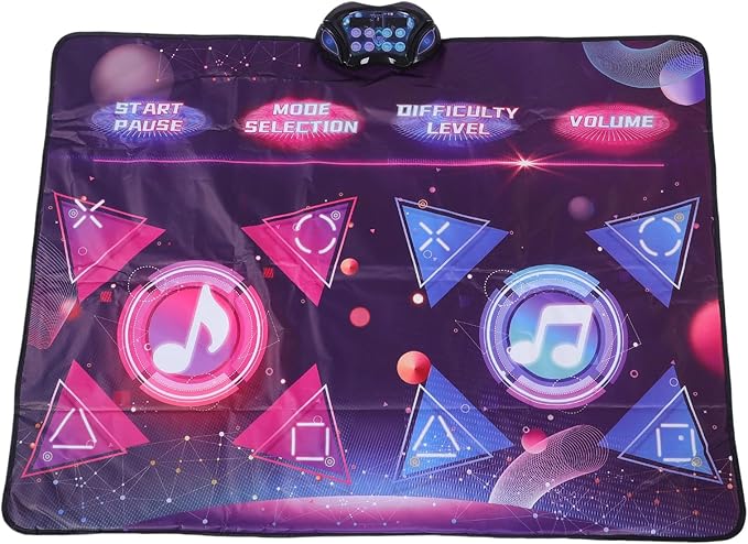 Home Dance Mat, Unicorn Toys for Girls Electronic Dance Pad, 8 Game Modes Built in Music Light Up LED Kids Musical Mat with Christmas Birthday for Toddler Girls 3-12, Ideal for