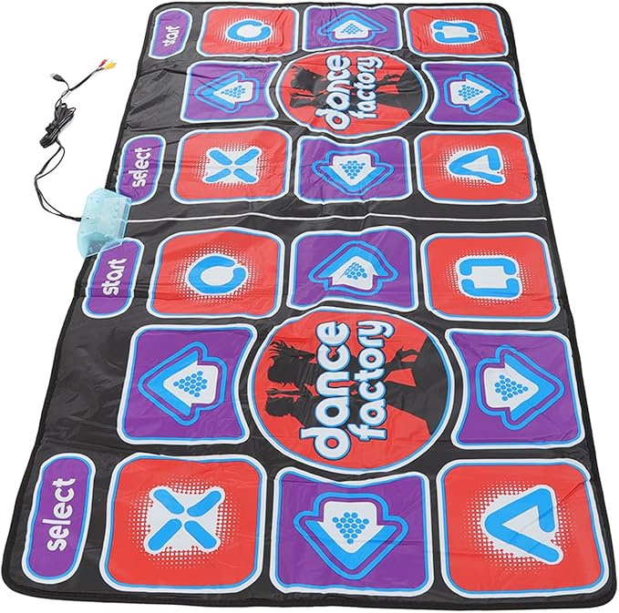 Double Dance mat for tv 40×34×5 Dance mat Musical Electronic Double User Rhythm Portable Dance Floor mat for Adult
