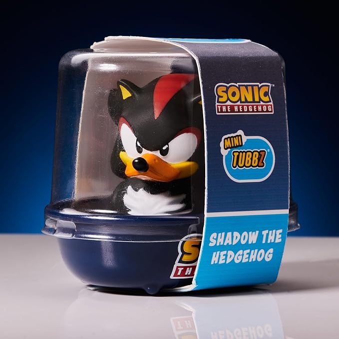 TUBBZ Mini Shadow Collectible Vinyl Rubber Duck Figure - Official Sonic The Hedgehog Merchandise - Kids TV, Movies & Video Games