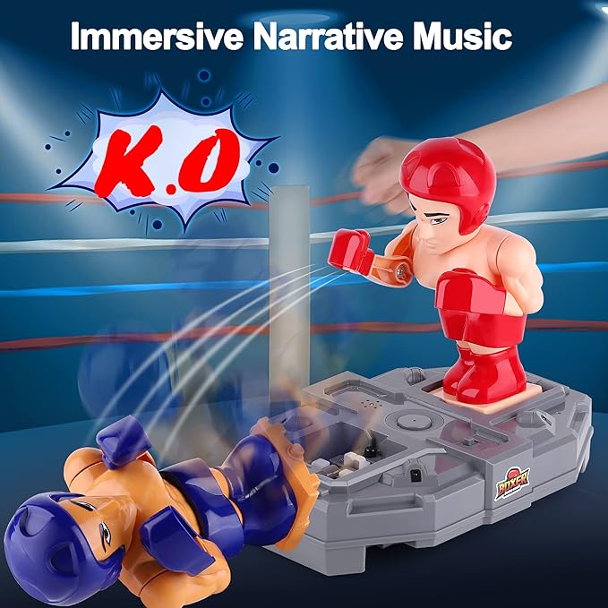 iPlay, iLearn Electronic Boxing Toys, RC Fighting Robots, Kid Board Games, Wrestling Battle Bots, Interactive Punching Boxer, Indoor Sports Playset, Cool Birthday Gift 3 4 5 6 7 8-12 Year Old Boy Teen