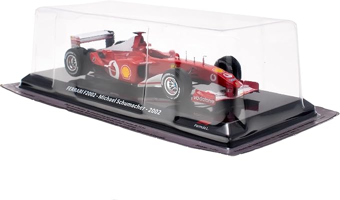 OPO 10 - Formula 1 car 1/24 Compatible with Ferrari F2002 Michael Schumacher 2002 - OR002