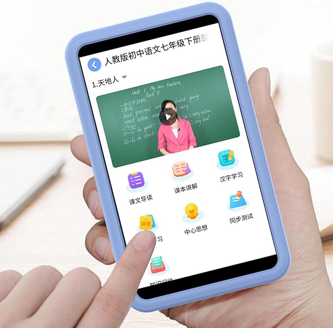 Smart Learning Tablet for Kids Multifunctional Auto Grading Questions Collection Tutoring Machine with Ebbinghaus Memory Method Classroom Synchronous Tutoring Oral Evaluation ABS