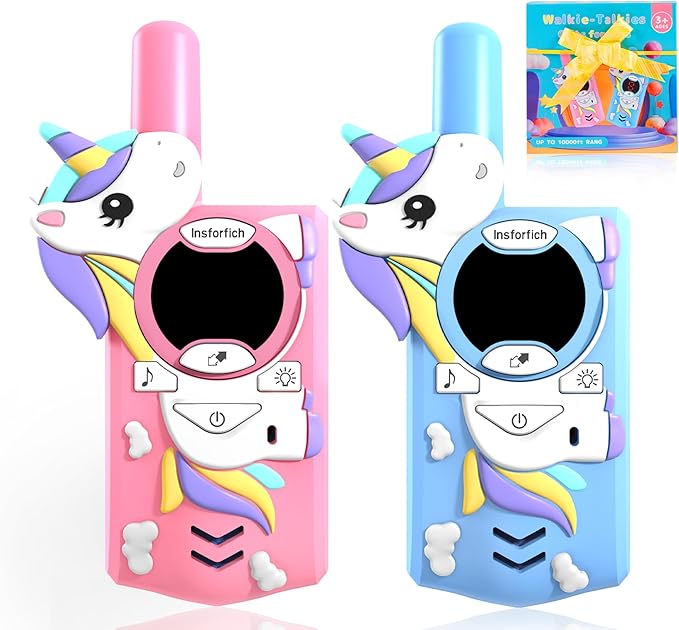 Toys for 3-12 Year Old Girls Boys,Walkie Talkies for Kids for Outdoor Hiking 2 Way Radio Gifts for 3-12 Year Old Boy Girl Halloween Birthday Gift