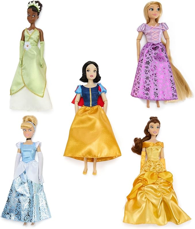 Disney Store Official Classic Doll Collection Gift Set - Disney Princess Toys Set with Dolls & Accessories - Comes in Display Box - Includes 11 Fashion Dolls & Accessories
