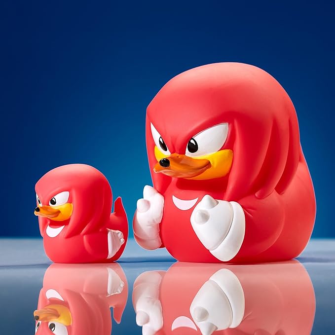 TUBBZ Mini Knuckles Collectible Vinyl Rubber Duck Figure - Official Sonic The Hedgehog Merchandise - Kids TV, Movies & Video Games