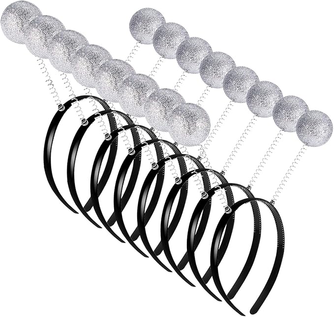 10 Pack Alien Headband for Party Supplies and Costume Accessory (Color Set 1, ZRWW069)
