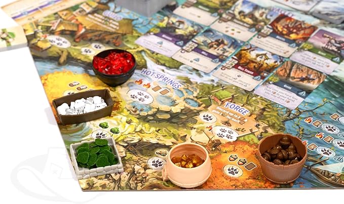 Everdell Silverfrost Deluxe Resource Vessels – Premium 3D Component Holders, Upgraded Board Game Accessories, Holders for Resources & Tokens