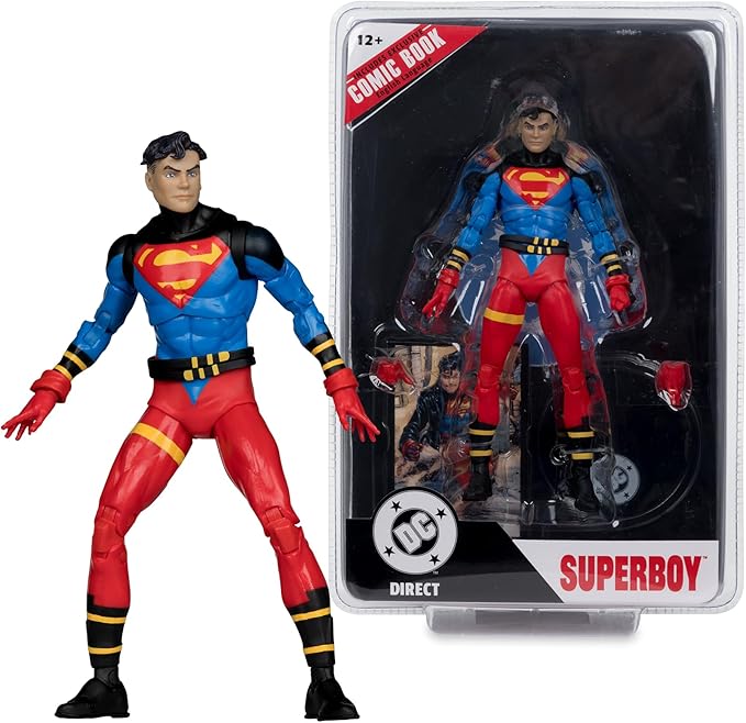 McFarlane Toys- DC Direct Page Punchers Superboy (Superboy #1) 7in Figure with Comic