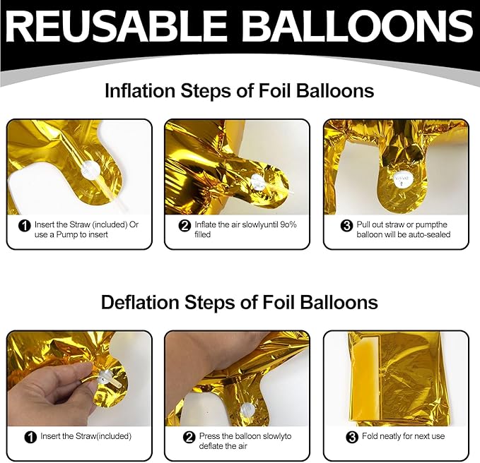 10 Pcs 4D Sphere Soccer Balloons Set with Golden Championship Trophy & Star Burst Balloon - Soccer Party Decorations for World Cup Parties, Sports Theme Birthday, Football Fans Party Decoration Supply