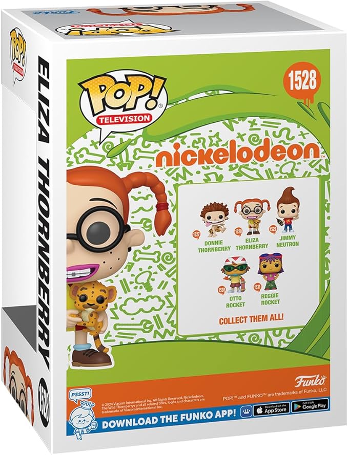 Funko POP! TV: Nick Rewind - Eliza Thornberry - Nickelodeon Slime - Collectable Vinyl Figure - Gift Idea - Official Merchandise - for Kids & Adults - Ad Icons Fans - Model Figure for Collectors