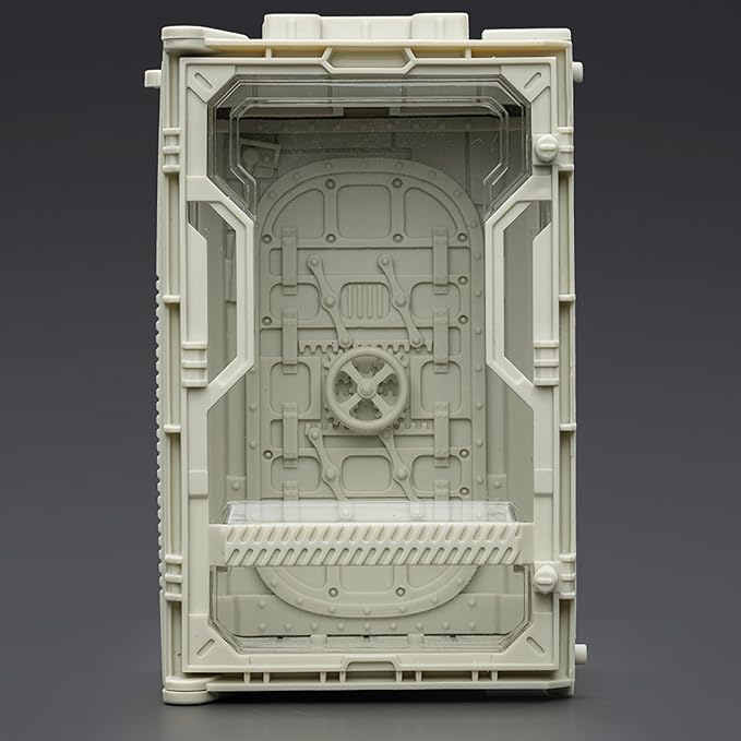 JOYTOY 5'' Display Box,Action Figures Display Case - Individual Soldier Hangar Display Case - Armor White C - Dustproof Collectibles Box Ages 15+