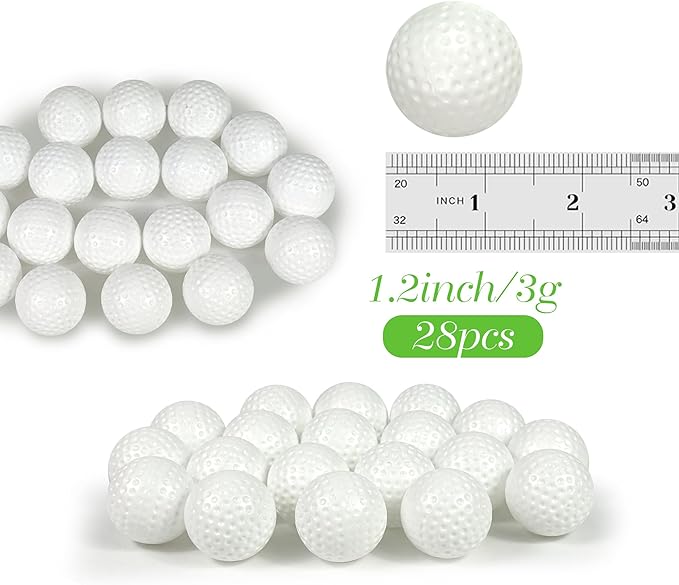 Golf Ball Cake Topper Decorations Mini Golf Ball CupCake Decorations for Golf Sport Birthday Supplies (Style 03)