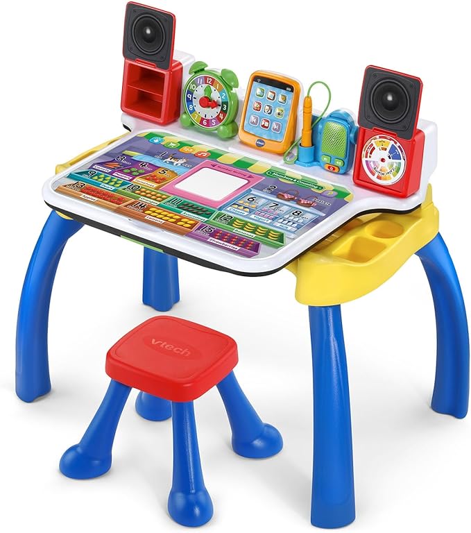 VTech Explore and Write Deluxe Activity Desk (Frustration Free Packaging), Blue