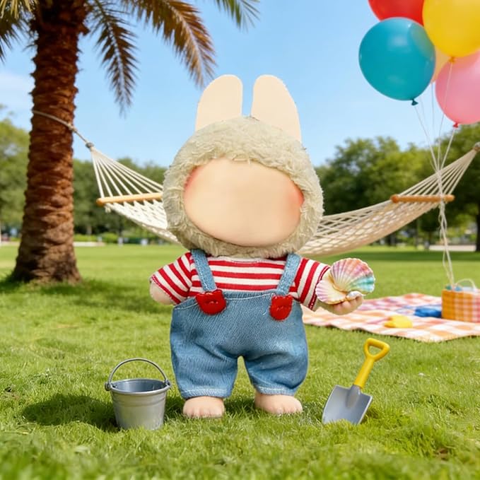 Clothes for Doll, 6 Pack Doll Outfits for 17cm Doll, Perfect for Play and Display, Accessories for Doll's Collectors, (No Dolls) (Set 7)